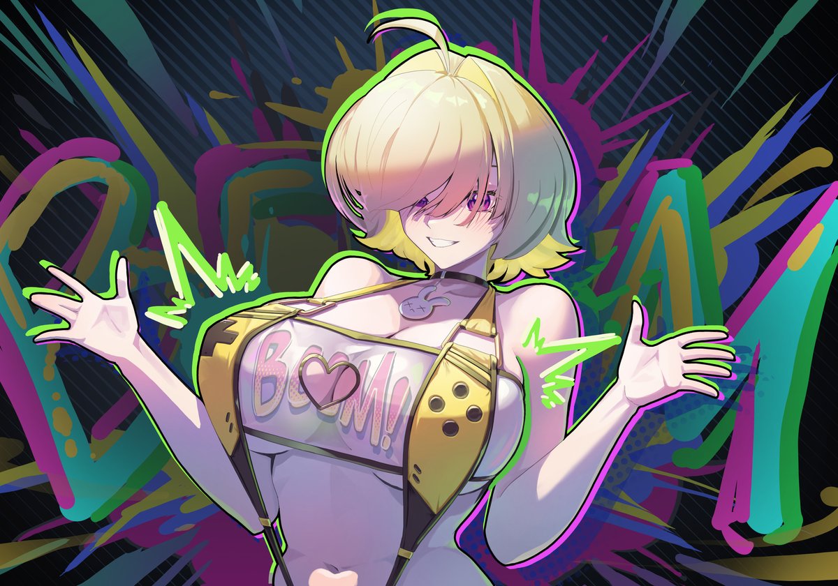 95Hoody's tweet photo. #NIKKE #NIKKEfanart BOOM! https://t.co/YZYkw0cEBc