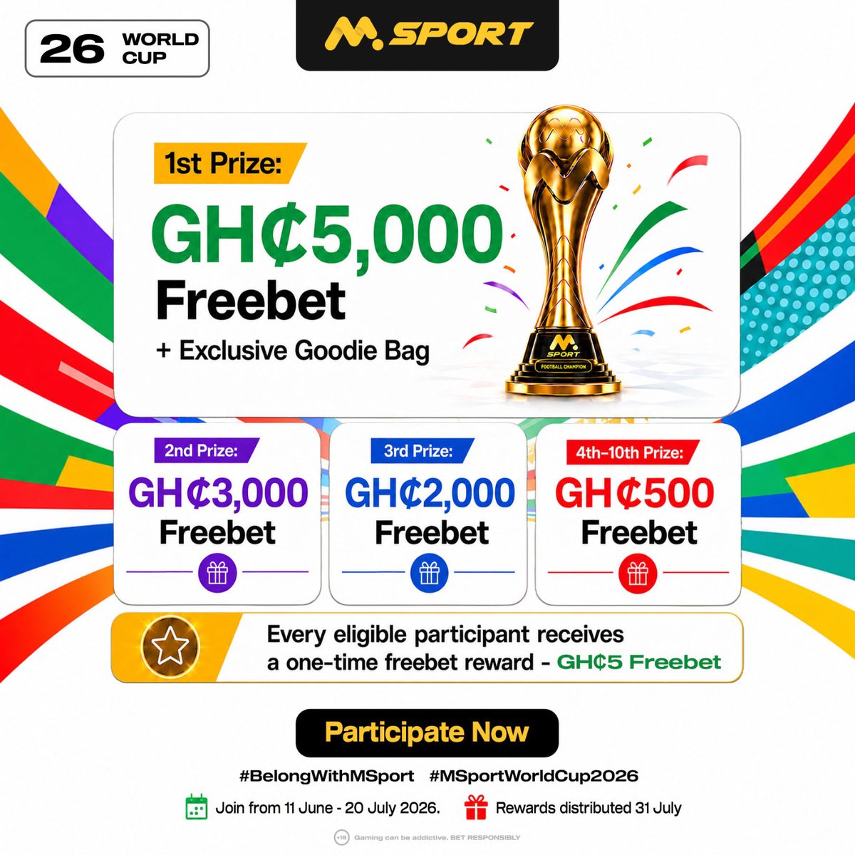 morgan_sarkcess's tweet photo. GIVEAWAY GIVEAWAY 

just predicted the match between Croatia and Ghana to win 300ghc . 
Drop your momo number with this tag #BelongWithMSport and your prediction https://t.co/xkL0QpkFrq