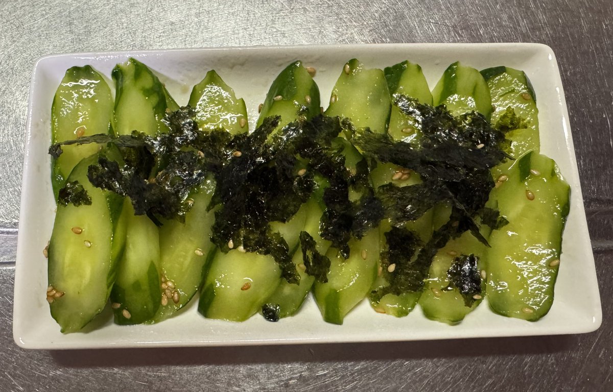 d_baki_'s tweet photo. 作りました🥒
ご飯にもお酒🍻にも合いますん https://t.co/c16igziimO