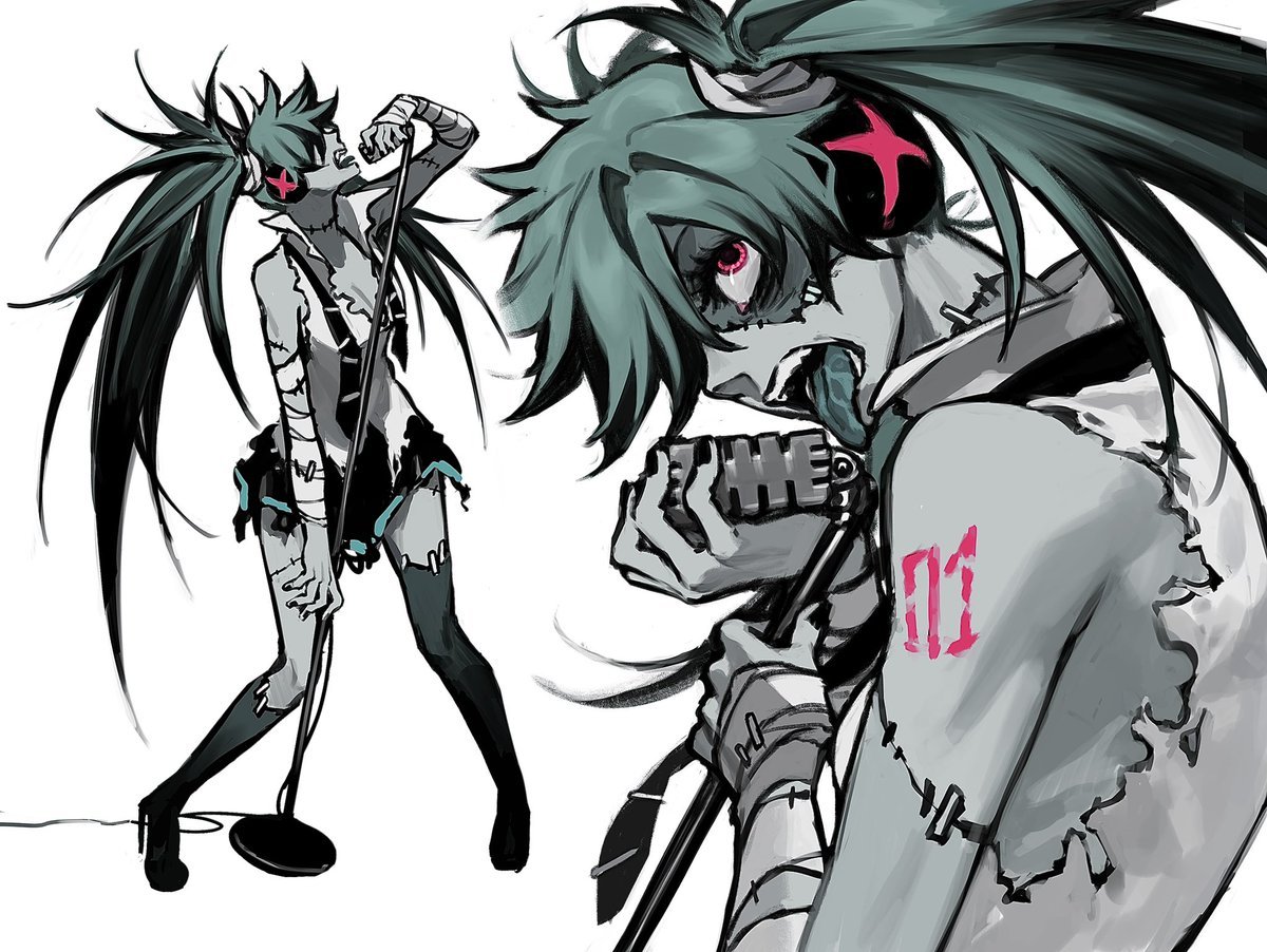 Ma0Ma0_0's tweet photo. ZOMBIE - MIKU https://t.co/fGSP6JfHdB