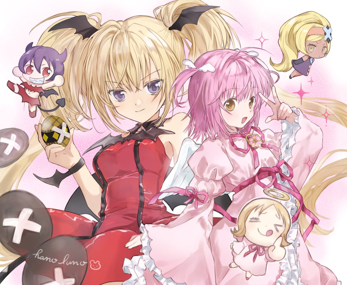 hano_luno's tweet photo. キャラなり👼👿 https://t.co/mWkUBLR99R