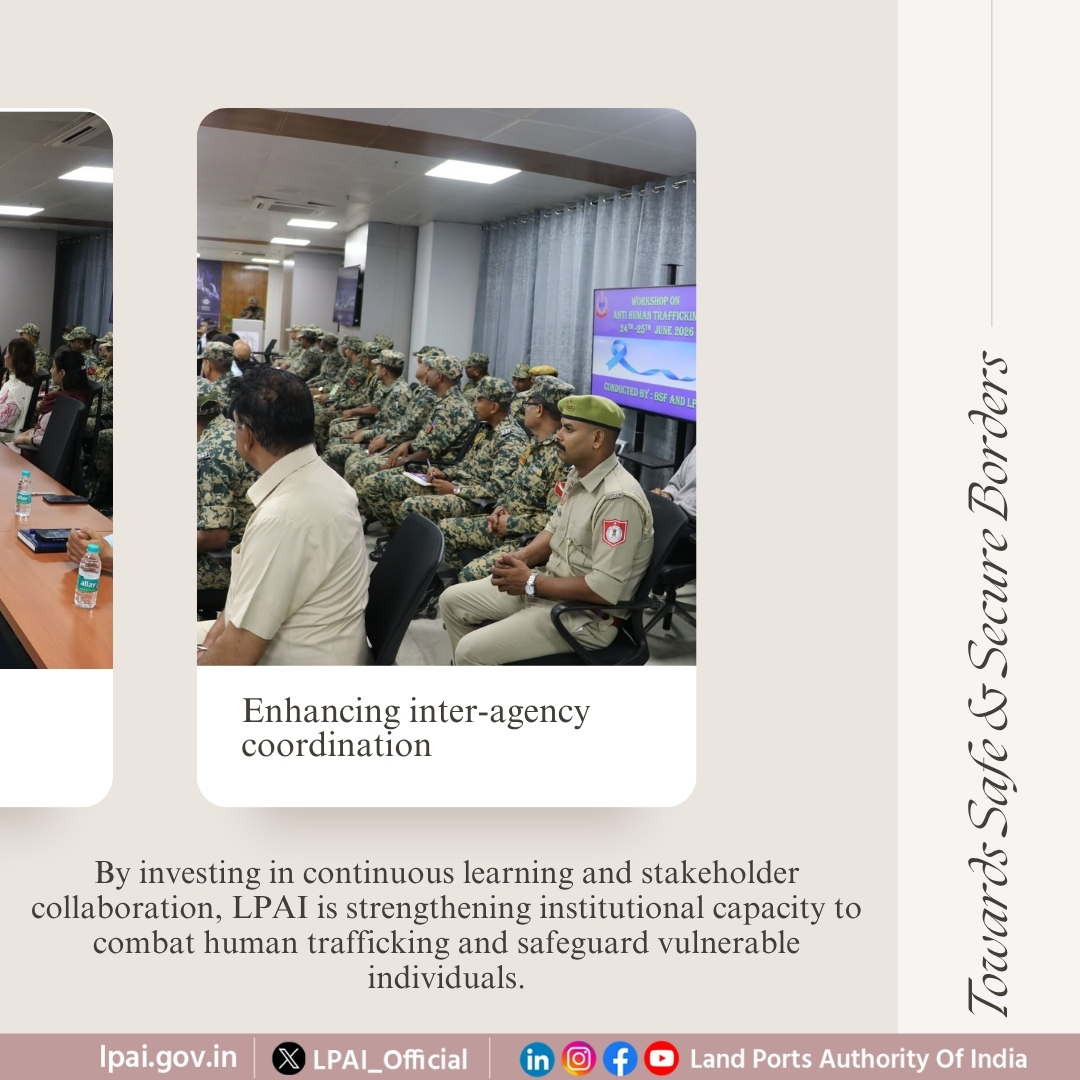 LPAI_Official's tweet photo. #LPAI organised a two-day Anti-Human Trafficking Training Programme at Land Port DBN, Golakganj and Mankachar to strengthen awareness, enhance institutional capacity and promote coordinated action against human trafficking. https://t.co/0uH2KLCnES