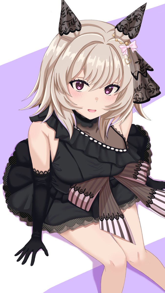 M00nraker's tweet photo. 花嫁カレンチャン
#ウマ娘プリティダービー 　#ウマ娘イラスト https://t.co/D3scLvN0TT