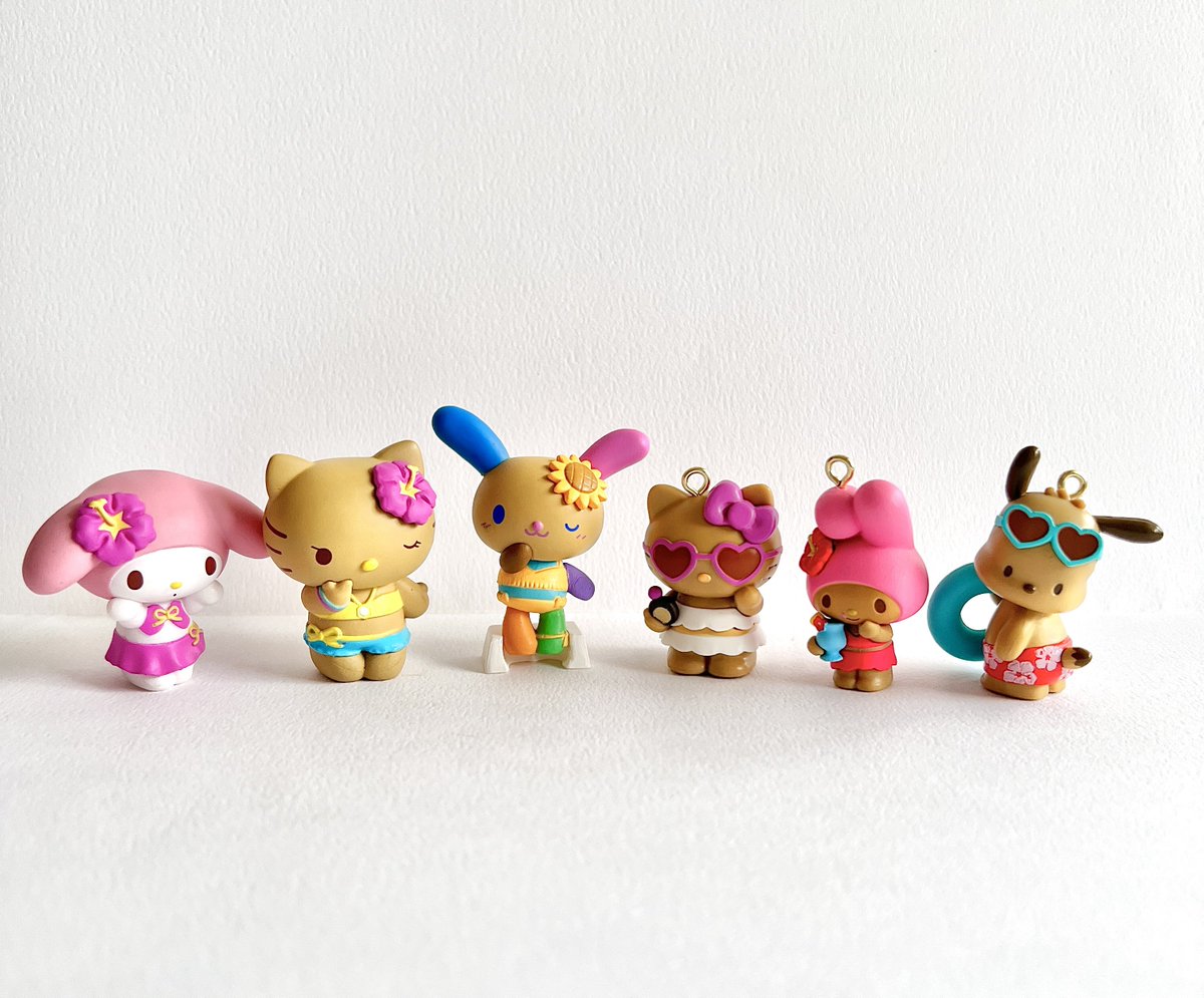 アマハガン　シリーズまとめ売り サンリオ 日焼けフィギュアシリーズ🏝️ 2025年「みんなでバカンス
