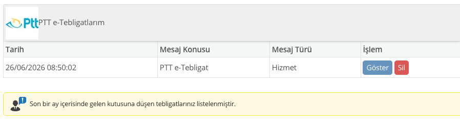 izzetseydaoglu's tweet photo. Ulusal Elektronik Tebligat Sistemi (UETS) kullanıcıları için önemli bir kolaylık sağlandı. UETS üzerinden gelen yeni e-tebligat bildirimleri e-Devlet üzerinden de görüntülenebilmektedir.

Özellikle UETS adresi kullanımı zorunlu olan avukat meslektaşlarımızın bilgisine sunulur. @rslgksy @TBBbilisim