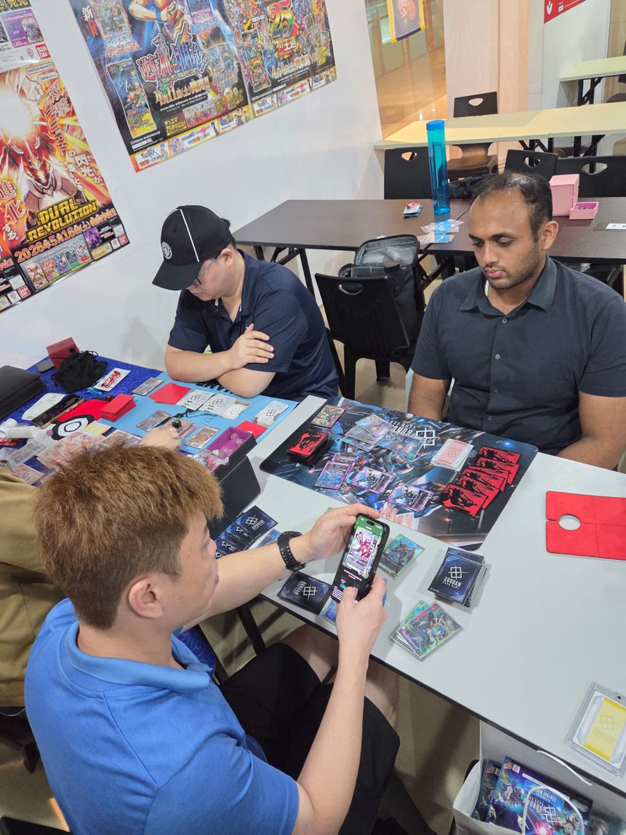 Cardboard_CS's tweet photo. 26/6 Gundam Card Game Shop Battle 2026 S2 concluded!

Winner: LWJ

Lucky Draw Winner: afsalah

Thank you everyone for coming!

#tcg
#tradingcardgame
#cardboardcollectible
#sgcardshop
#gundam
#GundamTCG
#GCG
#ガンダムカードゲーム
#ガンダムカード https://t.co/83hjRUUWMq