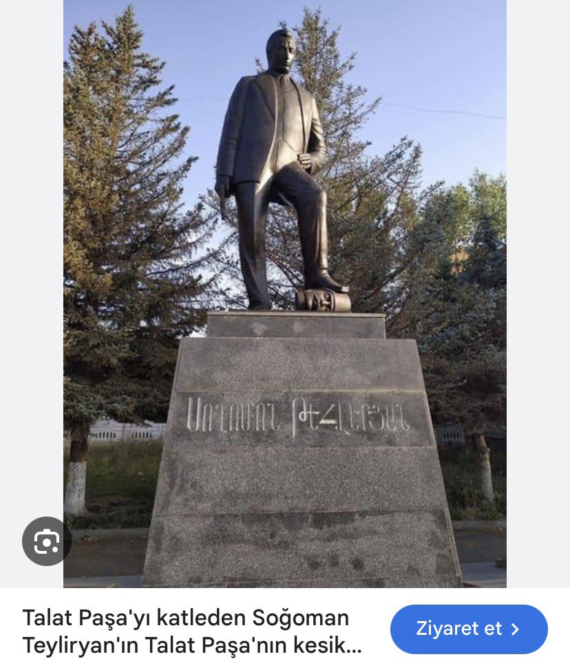 noexistwithoutu's tweet photo. @HaberKupur Boş yapmış. Sen önce git Talat Paşa heykelini kaldırt. İçinizde Türk nefreti varken gelmeyin buralara. 
Bizim ülkemizde yaşayan Ermeniler ile bir sorunumuz zaten yok. Sizlerin Türk insanına nefretiniz var. https://t.co/ZJoze4eVTl