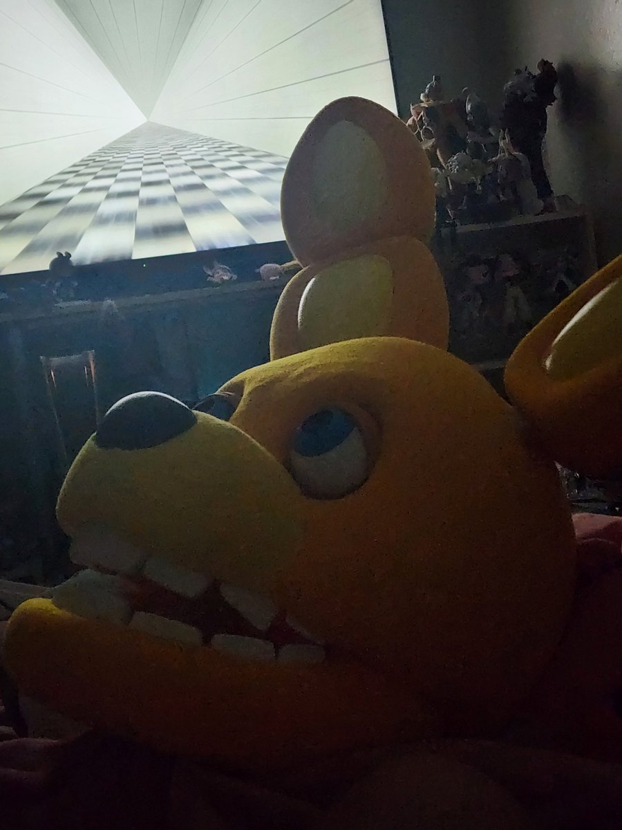 AR_theRabbit's tweet photo. Version 2 of my Yellow Rabbit head is available on Etsy now. With or without LEDs. Keep in mind they're made to order and ship in 6 to 8 weeks. #fnaf #springbonnie #yellowrabbit #fnaf2movie https://t.co/nx40mp8Hv0