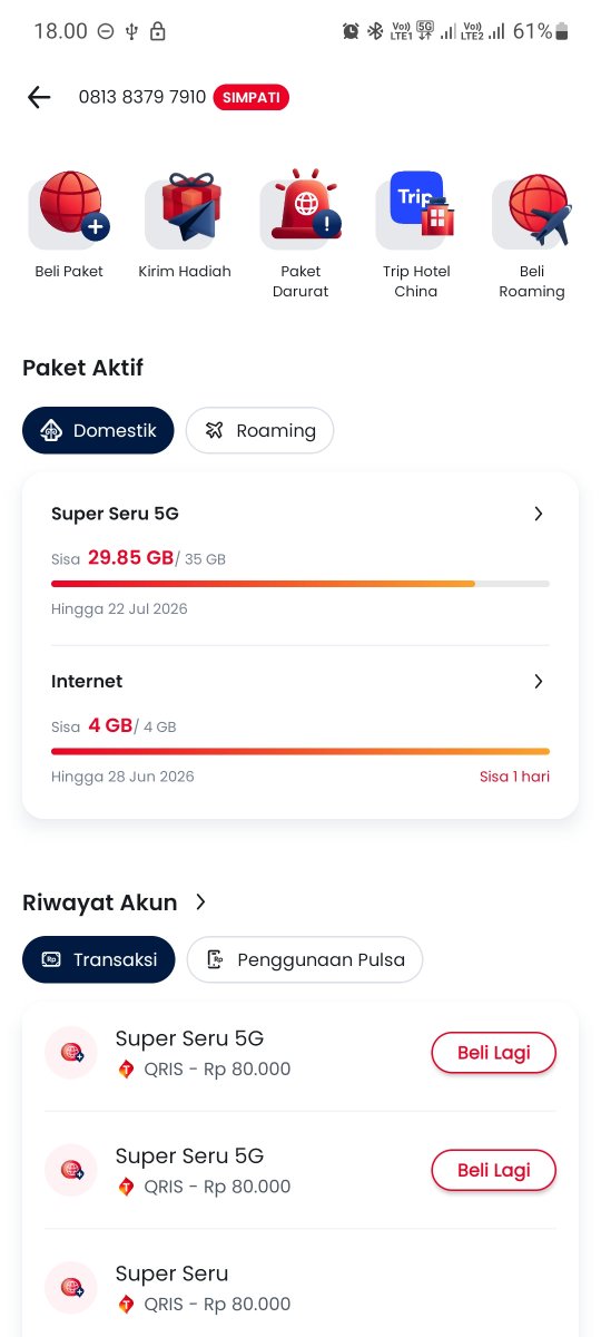 ulululann's tweet photo. Lo kenapa gak ambil yang sisa 1 hari dulu @Telkomsel https://t.co/Ub5KWzIyvI