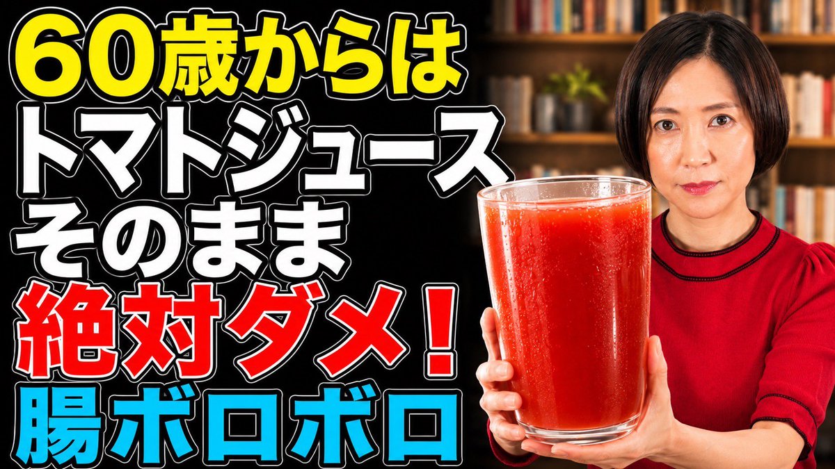 sumika_sato_'s tweet photo. トマトジュース
その飲み方は
もったいないかも🍅

60歳からの
トマトジュースの
もったいない飲み方です🍅

大切なのは
どう飲むか？
何と一緒にとるか？です✨

毎日飲んでいる方ほど
今日から少し意識しやすい内容です

こちらから見てみてください👇
https://t.co/QKl4uXTGmK https://t.co/zNLkif06xI