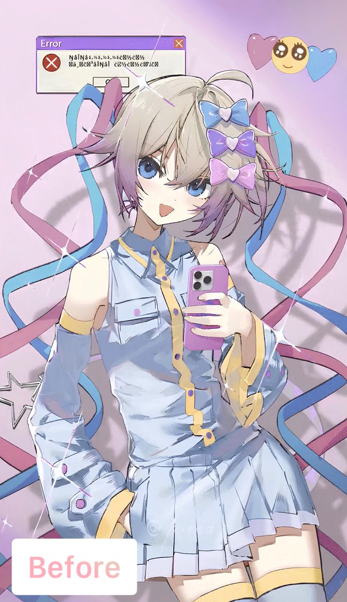 noah_env's tweet photo. It’s cuuuteee 

Model- nano banana 🍌 / Gemini 

Prompt: dreamy 3D toy-like character rendering, soft pastel color palette, warm pink and peach ambient lighting, gentle glowing shadows, slightly blurred motion on hair for a dynamic cinematic feel, smooth plastic-like skin and fabric surfaces, cute anime-inspired proportions, glossy highlights, soft bloom, low-contrast background, romantic bedroom/night-room atmosphere, pink neon disco lighting, floating colorful light spots, whimsical decorative mood, highly polished render, shallow depth of field, magical cute aesthetic, soft edges, subtle film grain, warm tinted atmosphere, vibrant but not harsh colors