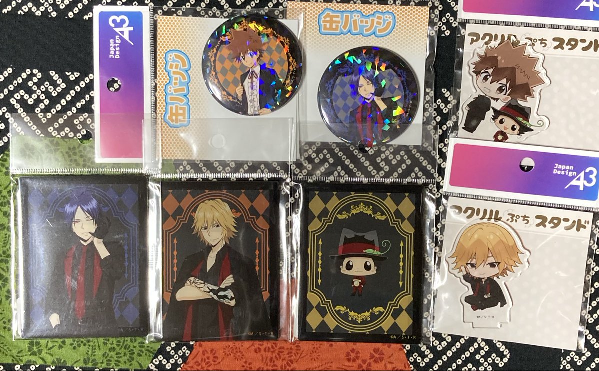 taso08eri's tweet photo. 【交換譲渡】家庭教師ヒットマンREBORN!  eeo Store 缶バッジ アクリルカード アクリルキーホルダー 購入特典 ポストカード 

譲:  リボーン 綱吉 骸 ディーノ

求:獄寺>定価+送料

基本郵送。手渡し相談。
ご縁がありましたらよろしくお願いいたします。 https://t.co/sLCoSyN3je