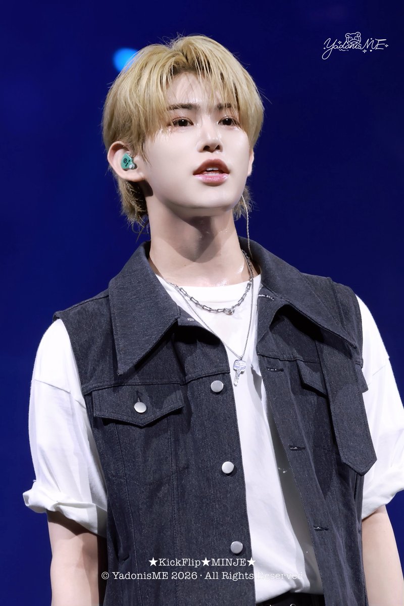 YadonisME's tweet photo. 260627 MyK FESTA

#민제 #킥플립 #KickFlip #ミンジェ #MINJE https://t.co/eUDMLcQSkN