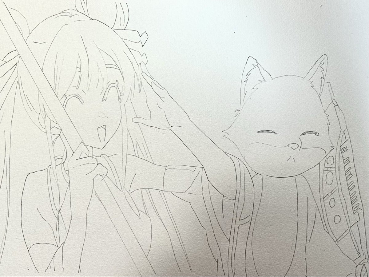 07weq6's tweet photo. 111枚目！
ヤチヨと着ぐるみ彩葉描きました！
着ぐるみの顔が難しくて苦戦しました笑
#超かぐや姫
#模写 
#超かぐや姫好きと繋がりたい https://t.co/D7mA4SFyX0