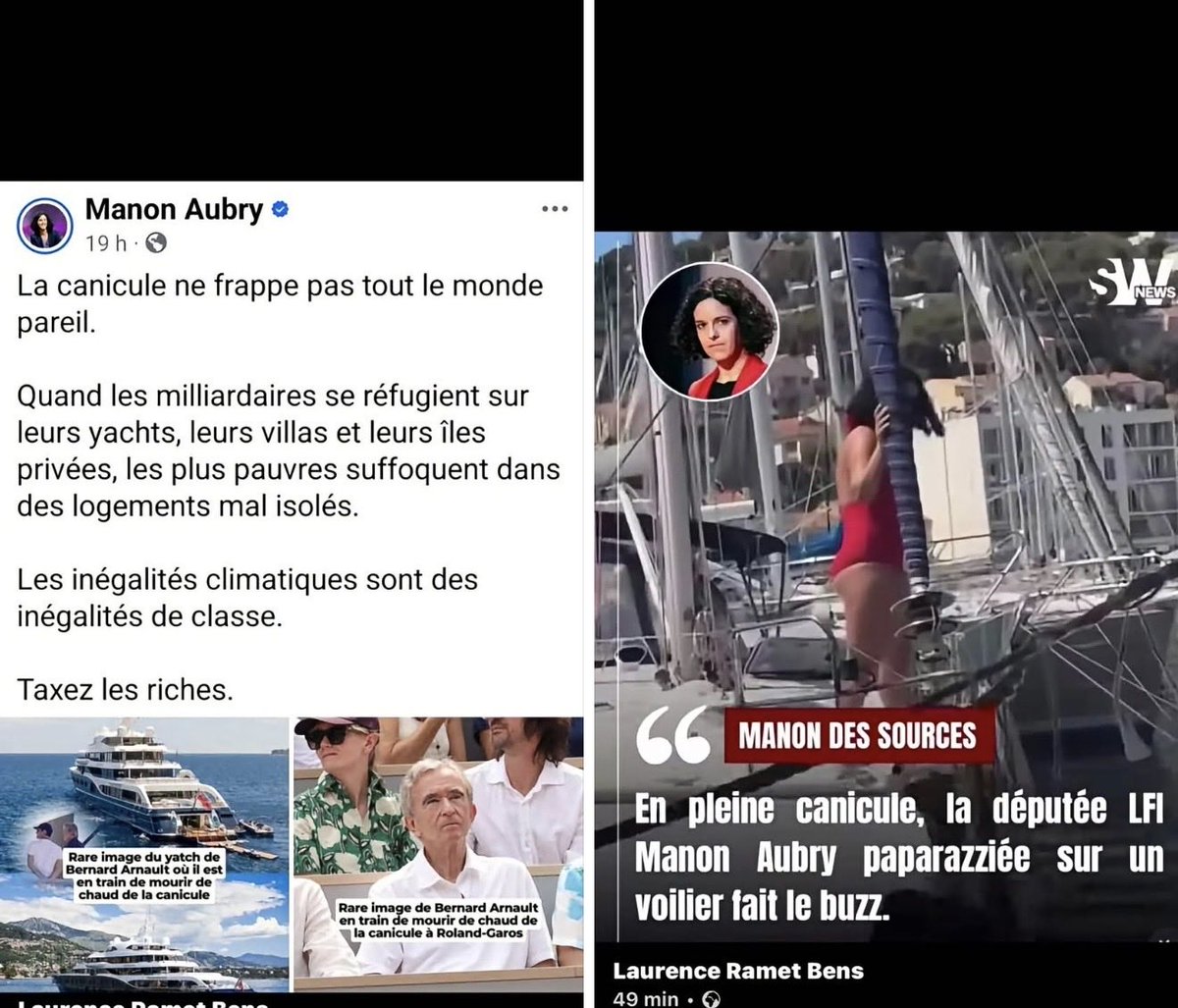 BruchaelG's tweet photo. Tu as raison @ManonAubryFr “les inégalités climatiques sont des inégalités de classe.”  @FranceInsoumise @MLP_officiel @marinetondelier @sandrousseau https://t.co/VksWcixXZ1