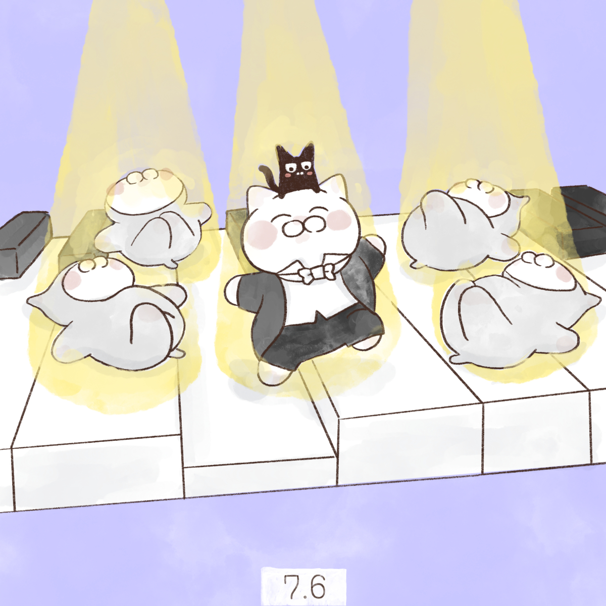 yamatokotobacat's tweet photo. 7月6日【ピアノの日】
1823年（文政6年）のこの日、シーボルトが初めて日本にピアノを持ち込んだことに由来します。

ピアノ売ってちょ～だ～い♪ https://t.co/vS9kp4fPsR