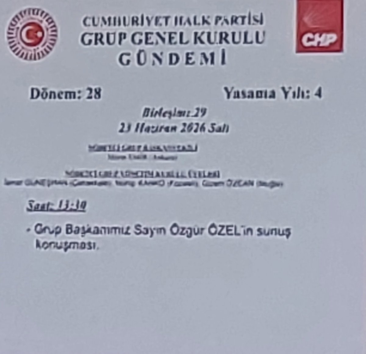 LtfKoglu's tweet photo. @selinsayekboke Genel başkan nerden çıktı komedi tiyatrosu...kendin çal kendin oyna..bak resmi belge chp nin grup bşk okadar.. https://t.co/fro7KK2PcC