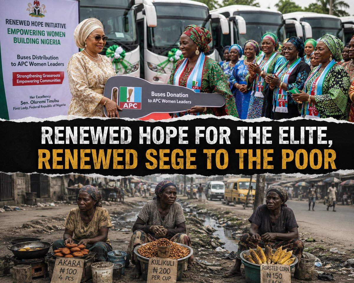 ogundamisi's tweet photo. The gospel according to Mrs Oluremi Bola Tinubu. https://t.co/FuJwyRnfke