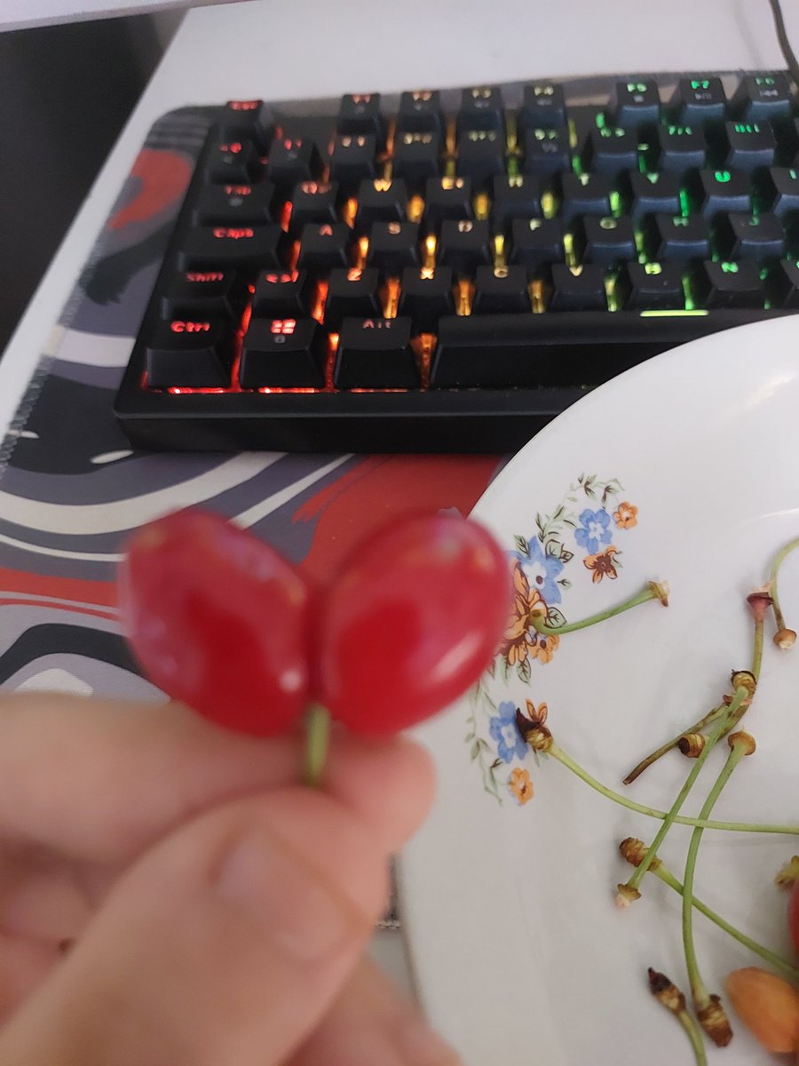 polenvm's tweet photo. kalp şeklinde kiraz favlayan aşkı bulacak https://t.co/le8RQH3czs