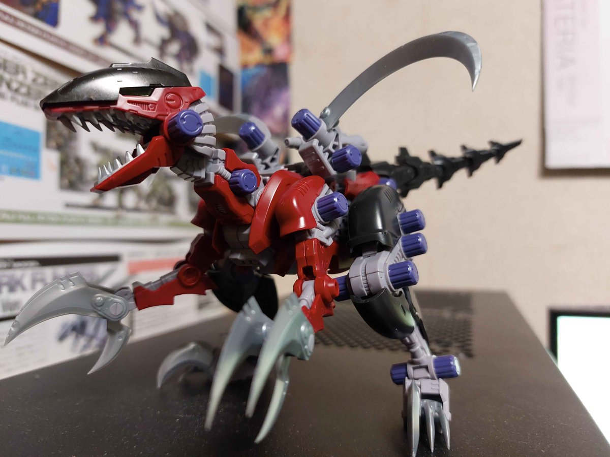 azure_dragonet's tweet photo. なかなかいいゾイドだなぁレヴラプターも

今日はHMMレヴラプターを作ってた！！

てかプラモでもマジでいいゾイドだったこれ‼️
めっちゃ組みやすかった、HGガンプラシリーズに負けない位組みやすかった！！ https://t.co/Ga8fBplpSz