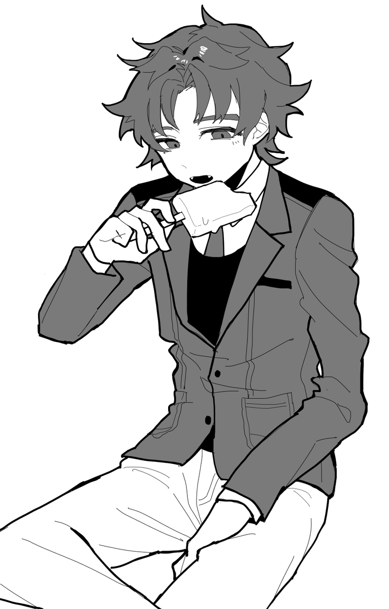 nodoamechoudai's tweet photo. これって再掲したことあるっけ　好きな黒髪赤目＋α https://t.co/eei7urwhks