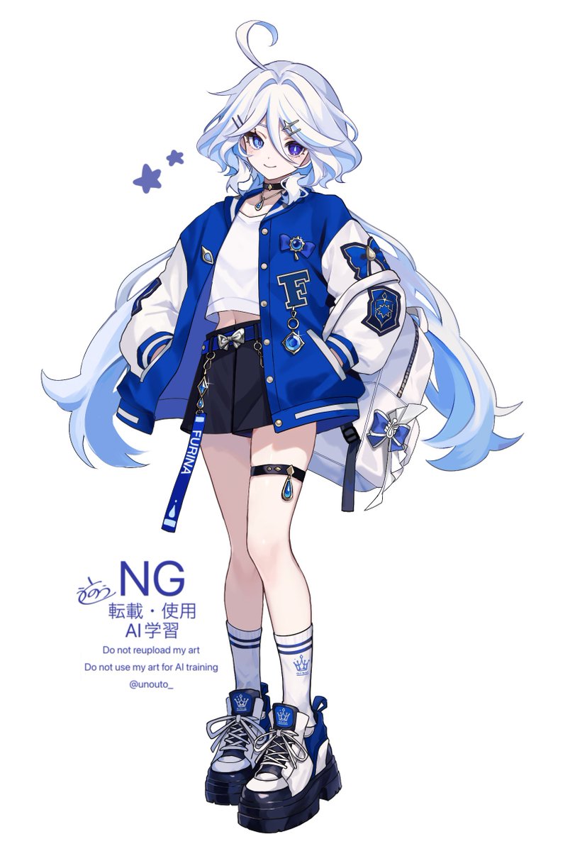 unouto_'s tweet photo. ストリートファッションフリーナちゃん https://t.co/D7hBZOf75n