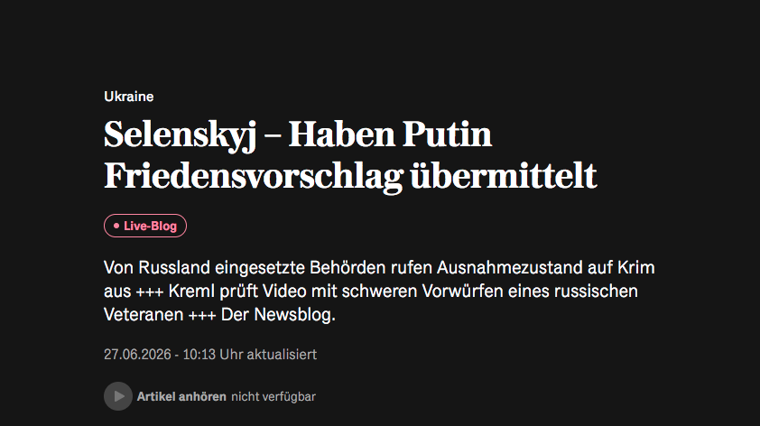 RobertJLorenz's tweet photo. ++ #PeacePlan ++
Selenskyj hat wieder einmal einen "Geheimen Friedensplan" nach Moskau geschickt ! Die Forderungen des Führers :
- Ukraine baut KZ`s für Russen auf der Krim
- Alle Russen werden getötet
- Russland wird zerstückelt
#Merz #Pistorius #Wadephul #Trump #Gaza #Lanz https://t.co/E6YekoTFvg
