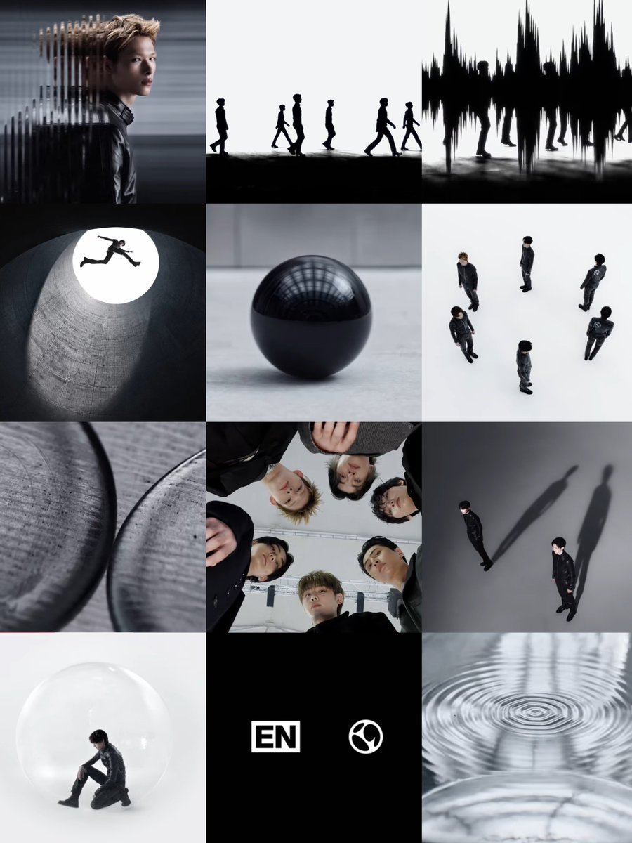jaykeuuwon6's tweet photo. The explanation on the wall made the vid/the logo make sense. 

The hyphen that has shrunk and now quietly embedded within EN is the connection the members share and it is the very foundation they stand on as of today. What first appeared as static was never noise at all. It was the pulse of them six finding the same rhythm, becoming one. That's why the logo looks bolder... cause it's steady enough to endure and embrace the unknown yet very open enough to keep expanding.

But every bridge (the hyphen) leads somewhere. Bridges exist for crossing, not for remaining. Once you've crossed it, you no longer live on the bridge..  you step into what lies beyond it. Beyond hyphen.

Time came that the six members crossed together into a space (their new dimension)  where the line that once connected them no longer needed to point forward.. not linear, not to any direction. It became a circle. Because they no longer leaned toward the future individually. They leaned toward one another. And that's when the line began to bend. Things/Their shadows emerged to one means no beginning comes before another, and no ending can ever stand between them.

Why circle? the strongest shape and connection isn't the one that reaches the furthest, but the one that holds everything together. And it feels so fitting for the six who stand within it. As an even number(6), they create a quiet sense of symmetry. It doesn't leave one standing alone at the center, it distributes weight evenly, creating stability from every direction.

Galaxies revolve. Planets orbit. Cells divide. Ripples spread across water. Growth doesn't always move in a straight line….it expands outward, forming cycles that sustain life which is why they described it as “organic”. A circle embodies that same principle. It is movement without breaking, evolution without losing its center.

That is what this new dimension feels like.

And it's no coincidence that the symbol resembles a car emblem. Every vehicle needs an engine. Every journey needs us engenes. We’re not merely watching from the edges, but growing alongside them, fueling every era, every milestone. It is a living system.. steady at its core, yet always in motion.

So we shouldn't be surprised what's gonna unfold next. The circle was never meant to contain Enhypen... it was meant to show that this new dimension is limitless.  Like vampires, they aren't defined by a single lifetime, And as long as their dimension keeps expanding, engenes will be there... traveling through the same dimension with Enhypen🖤🤍