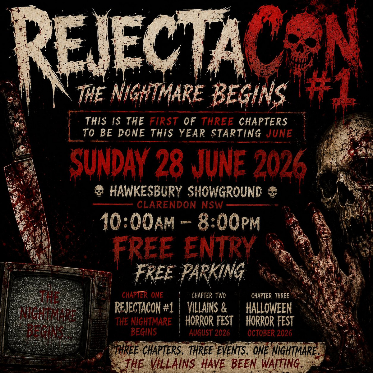 fotwradio's tweet photo. Tomorrow, SUNDAY 28, The Nightmare Begins! @fotwradio will be broadcasting live from #RejectaCon! So programming will be different! It will mostly be Halloween music! But I'll try and weave in some spooky J-pop songs here and there. So feel free to tune in anytime! Thank you! https://t.co/NYwAaCGBUC
