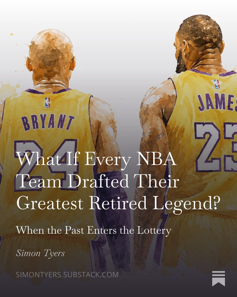 SimonTyersEDU's tweet photo. What If Every NBA Team Drafted Their Greatest Retired Legend? https://t.co/FuBoIh1Rvy https://t.co/LzIsVbUNsu