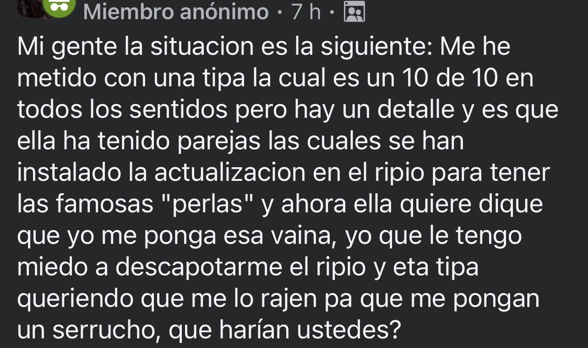 Ztarlin_s's tweet photo. Diganle a ese muchacho que una 10 de 10 no le va a andar pidiendo que se ponga perlas en el guebo 🤦🏻‍♂️ https://t.co/A3kLz5mEUz