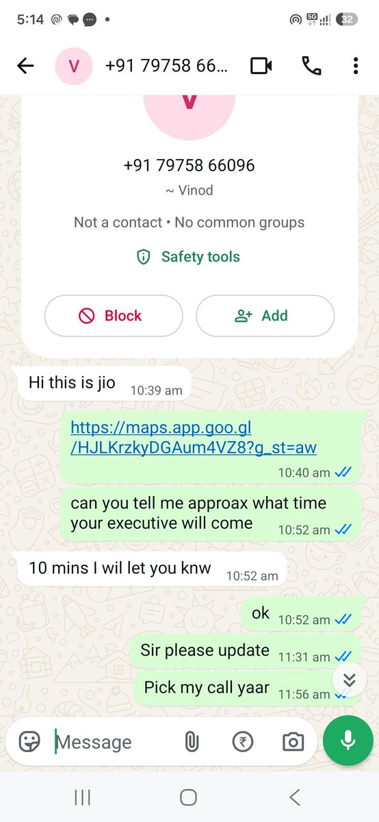 afroz2016's tweet photo. @JioCare today went to jio store and they denied giving sim as they said your request is already in progress. Then called customer care and they said if sim not delivered within 5 days it will ger cancel, in my case it is 1 month https://t.co/L3ys0lmo4M