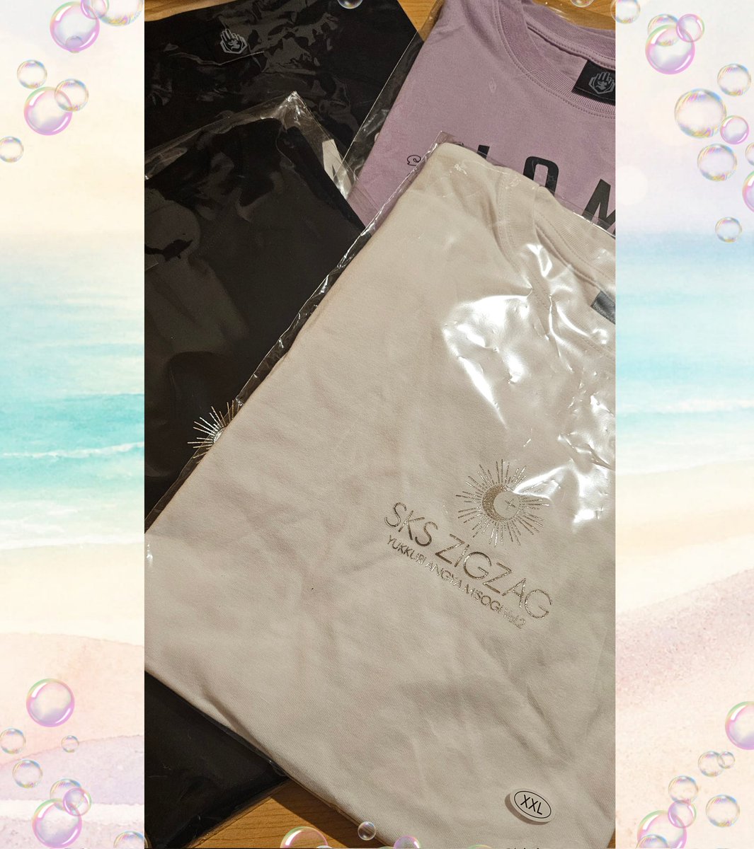 ituki_zigzag's tweet photo. そういえばTシャツ
全種類買ってたんだけどね
全て洗濯済みだったけど交換してもらえた
土曜日発送▶翌月曜日着▶金曜日に届いた
１週間かからなかったよ
ありがとうございました
ちなみに私のは4cm違ってた
届いてから着てみたけど全然違う
太った訳じゃなかった😂
 #ジグザグ
  #ゆっくり行脚 https://t.co/y0RC8uBmc1