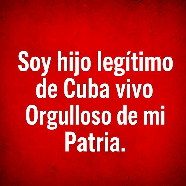 davidtr8010's tweet photo. Cuba que linda es cuba, quien la defiende, la quiere más. @GHNordelo5. @MMarreroCruz #CubaEstáFirme #CubaVencerá https://t.co/XOMjF7Qrru