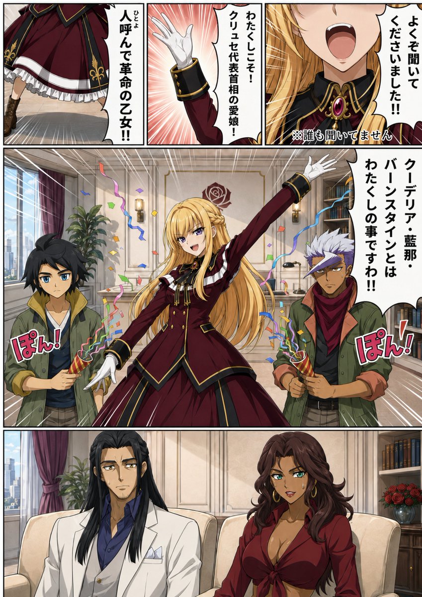 NHKKOR's tweet photo. 鉄血のブルートローゼ 第7話
「金も裏もあるけれど」　1/2 https://t.co/7PEQ2TKXcR