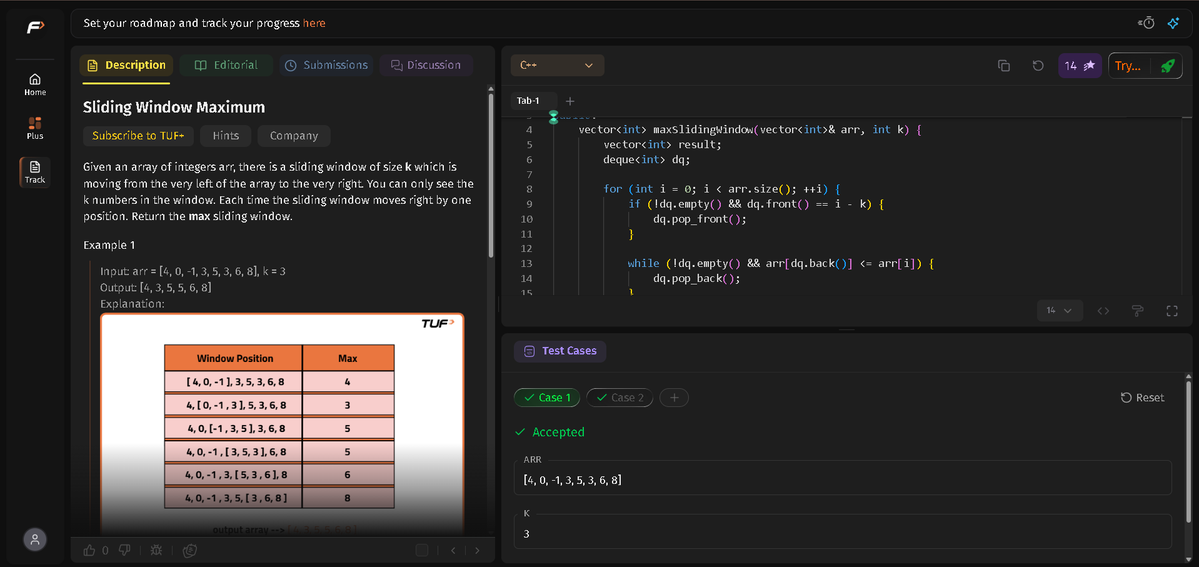 KGunjkar32672's tweet photo. Day 27 of #SDESheetChallenge done! 🚀

Solved 4 | Stack and Queue II today:

1️⃣Largest rectangle in a histogram
2️⃣Sliding Window Maximum
3️⃣Implement Min Stack
4️⃣Rotten Oranges

—ready for Day 28 ! 💻🔥

@takeUforward_ @striver_79 #DSA #CodingJourney #45DaysOfCode https://t.co/fEP8KrS9QA