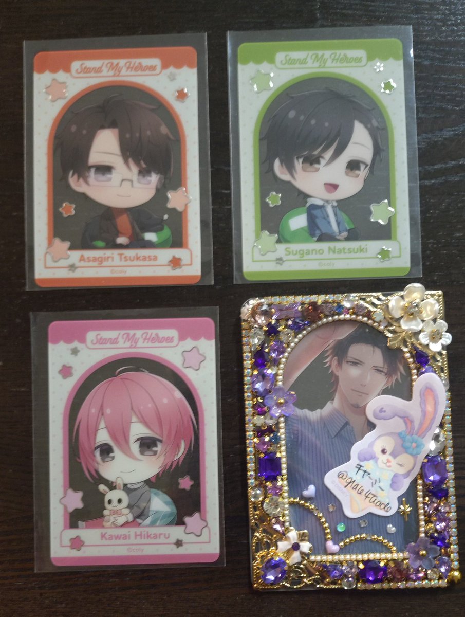 grace4trade's tweet photo. 【交換】スタマイ アニメイトフェア クリカ
譲：朝霧 菅野 可愛
求：渡部
明日28日新宿手渡し
郵送も可能です https://t.co/lX3yfp6MKN