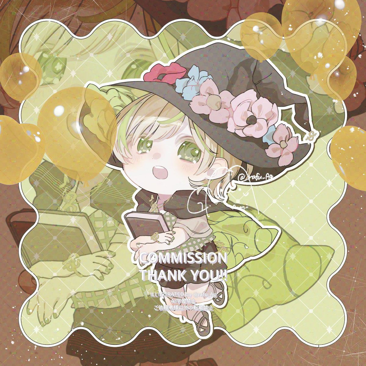 YeNstY8Tnuk1YMK's tweet photo. #PR #つなぐ
つなぐ卵商品にて、天霧様(@rafu_Ag)に自探索者のSDイラストを描いていただきました！
かわいい表情やポーズ、綺麗な塗りがめっっちゃ素敵なので皆さんもぜひ！ https://t.co/TnPjWGUfHZ