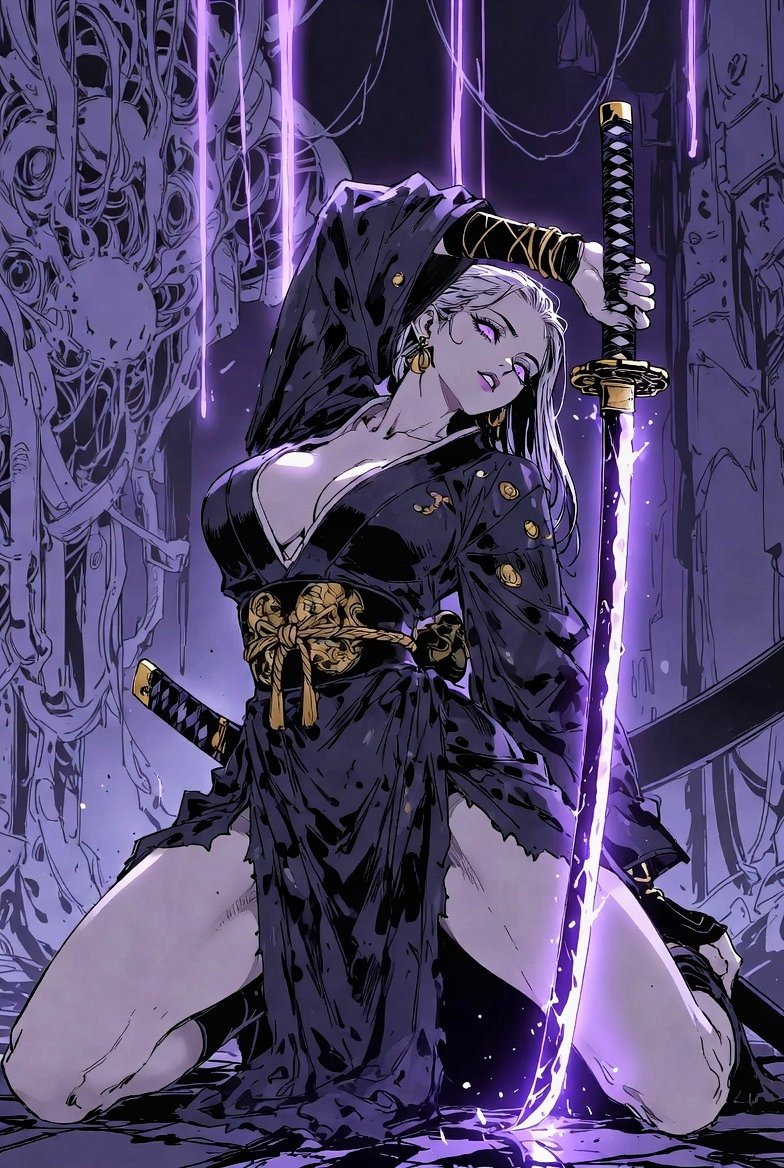 Block_T3H's tweet photo. Next week i will release a new piece in my BLADE|dolls-collection on #objktcom 🔥💜⚔️
Which one would you take? Tell me and thank you very much.🤔🙏🫂👇
#artbyT3H #bladedolls https://t.co/slTcrDuvbd