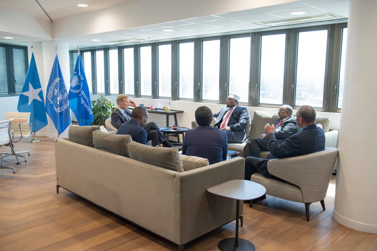 HonBeenebeene's tweet photo. Productive meeting with WFP Acting Executive Director Carl Skau in Rome.

I highlighted Somalia’s humanitarian needs and the importance of pairing lifesaving assistance with greater investment in resilience, livelihoods, climate adaptation and food systems to advance #NTP2025_2029 and support a successful UNTMIS transition. 🇸🇴 @WFP