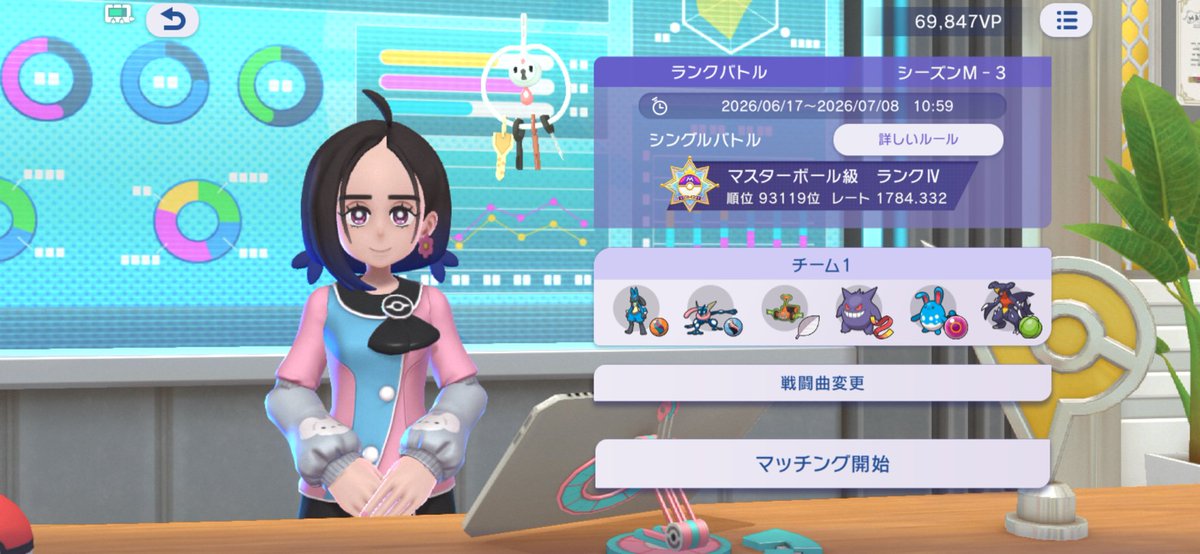Poke_Pad_'s tweet photo. ポケモン超初心者の僕ついにマスターランクへ
パーティ変えずにマスターまで来れた！センスあるかも〜 https://t.co/lcR5GfTmwH