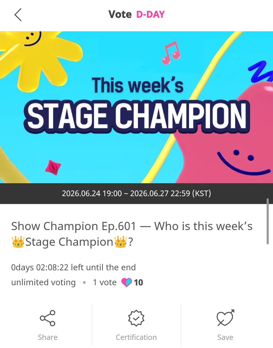 STRIIZE's tweet photo. BRIIZE IF YOU STILL HAVE RUBY OR CHAMSIM, PLEASE VOTE RIIZE FOR STAGE CHAMPION ON IDOL CHAMP

https://t.co/RdPj64inZs

IT WILL END IN 2 HOURS‼️ https://t.co/Ag6jyyGJJp