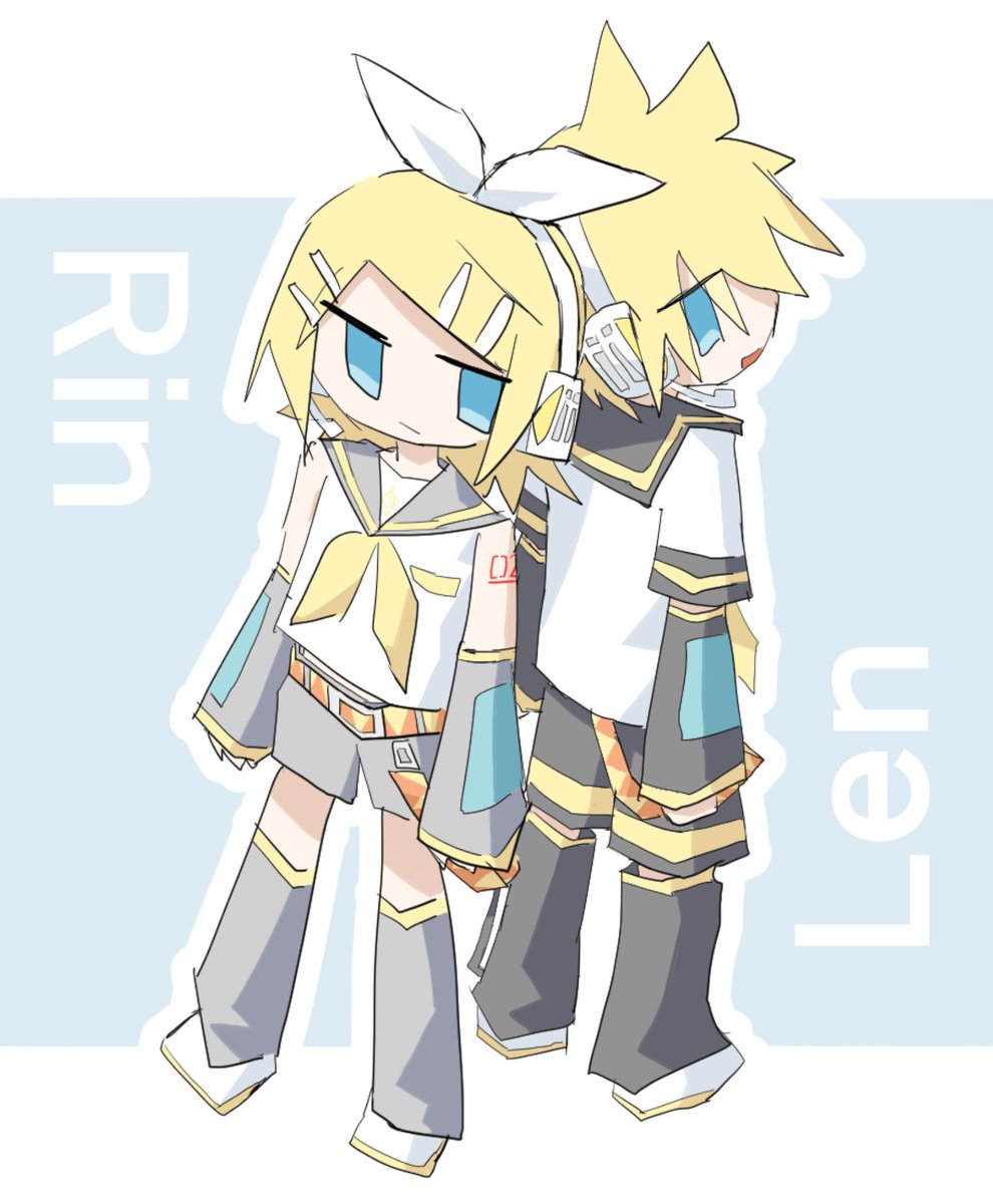 kihouningenn's tweet photo. ＃鏡音リン　＃鏡音レン https://t.co/ptmNPfccW2