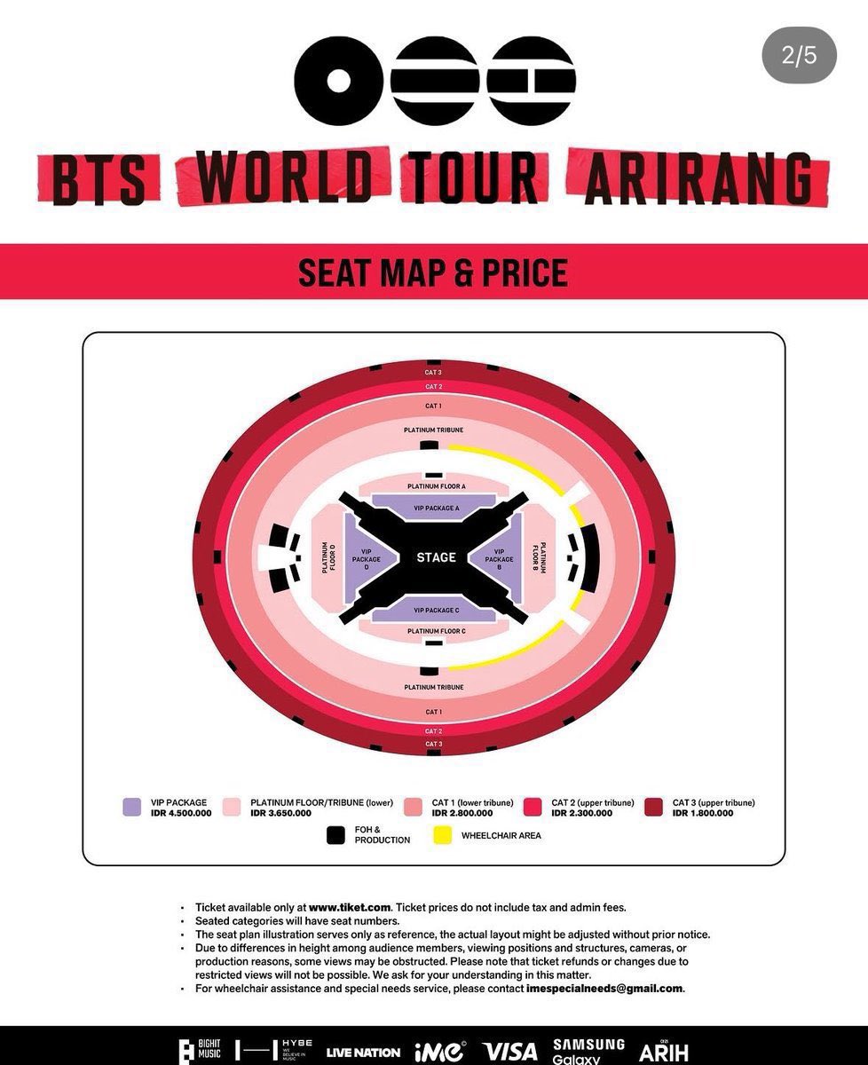 jocwie's tweet photo. WTS BTS ARIRANG IN JAKARTA Gensale
DAY 3
CAT 1- 4 tix: Rp 4.600.000 / tix
CAT 3 - 4 tix: Rp 3.300.000 / tix

Diurus sampe fisik
100% Trusted &amp; all proof available

wts wtb ticket bts jkt day 3
#BTSinJakarta #BTS_ARIRANG https://t.co/avc3Ok74Fa