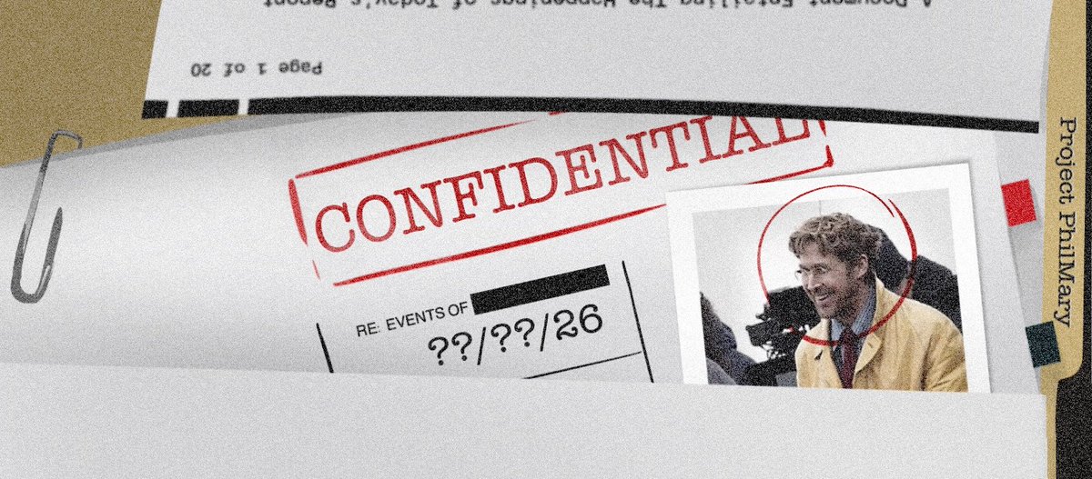 ProjectPhilMary's tweet photo. From: Eva Stratt
To: █████
Subject: <CLASSIFIED>

Attention, operative. A classified transmission from the Project Hail Mary Task Force has been intercepted. Access the attached file to review the official mission parameters. All intelligence has been received and verified. https://t.co/882p5iX8xV