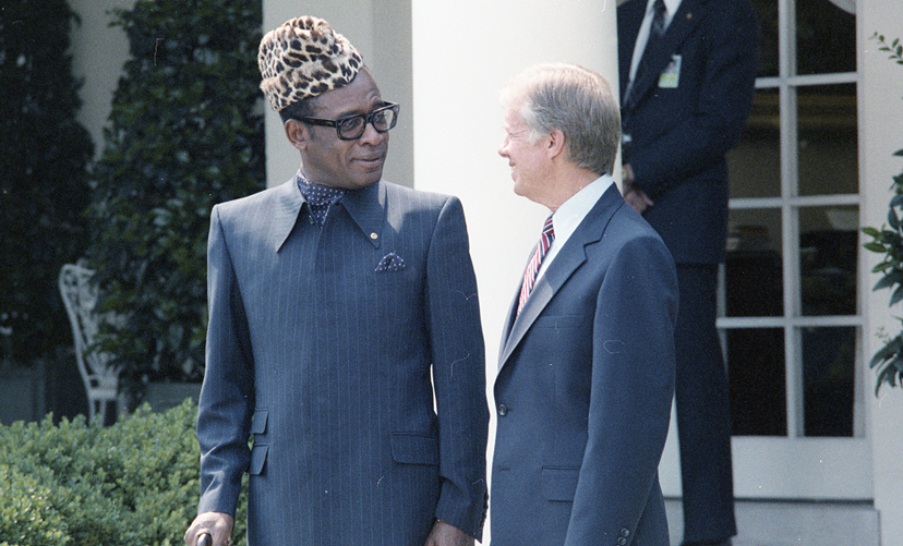 CarterLibrary's tweet photo. Today's match is between Uzbekistan and the DR of Congo. While neither of these countries existed during PC's administration, we have picture of President Sese Deko Mobutu of Zaire, which is today DRC, at the White House on September 11, 1979.
#WorldCup #FIFA #KickoffWithCarter https://t.co/uQXvxo2C4d
