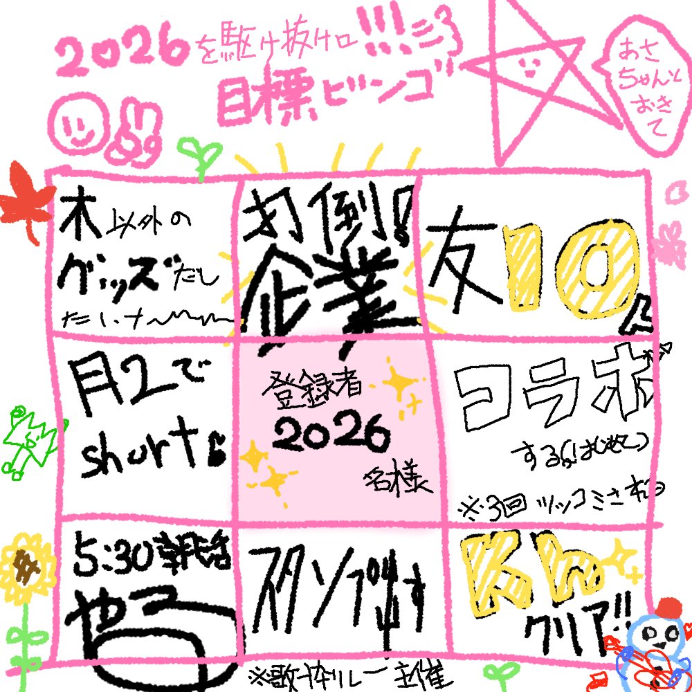 Iam_Nabi_VT's tweet photo. 10ヶ月記念配信ありがとうございました!!🌟

本当に！！！！！来てくれてありがとう！！！！
いつも応援してくれてありがとう！！！！！
カオス目標ビンゴ作り手伝ってくれてありがとう！！！
10ヶ月も配信続けられたのは君たちのお陰です;;

2026年残りも頑張るぞー❕お❕🌟🌟 https://t.co/hi6e90sNT8