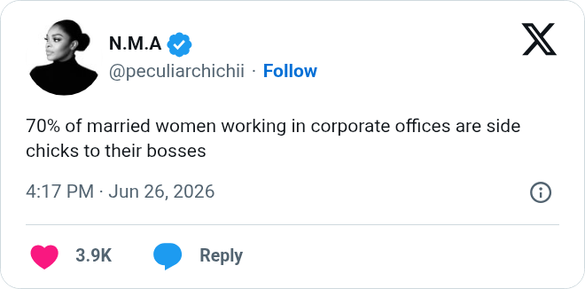 Trendsaura01's tweet photo. This post is sparking heated reactions online. Agree or disagree https://t.co/Lxp8PSI79i