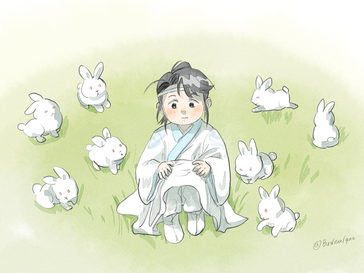 budeulgae's tweet photo. 토끼 무리에 띨롱 놓기 #mdzs https://t.co/BvTGzZdlvo