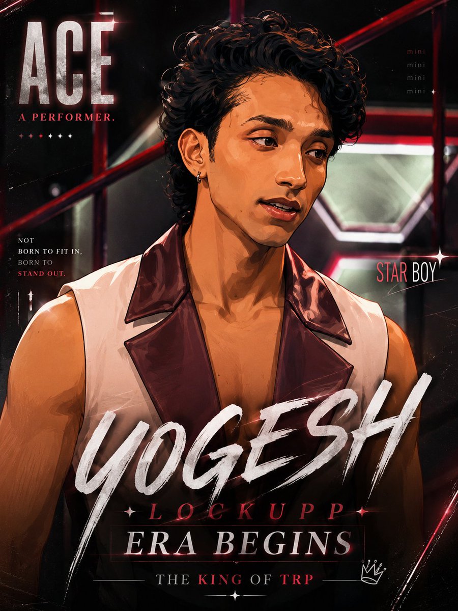 yourbamsdoc's tweet photo. Not everyone understood the hype until he walked into every frame and owned it.
From Roadies to Splitsvilla to now LOCKUPP — Yogesh never needed the trophy to become the moment.

ACE performer.
TRP magnet.
Star Boy energy.

YOGESH LOCKUPP ERA BEGINS 
#yogeshrawat https://t.co/ZOPtuXFrgZ